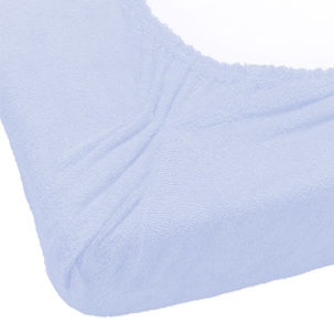 Funda para cambiador de cómoda de rizo azul - Imagen 2