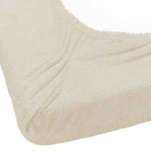 Funda para cambiador de cómoda de rizo crema - Imagen 2