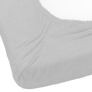 Funda para cambiador de cómoda de rizo gris - Imagen 2