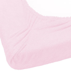 Funda para cambiador de cómoda de rizo rosa - Imagen 2