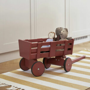 Vagoneta rojo oscuro CARL LARSSON - Imagen 2