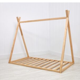 Tipi con sommier 90x200cm. madera natural - Imagen 6