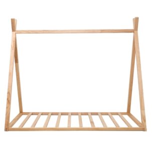 Tipi con sommier 90x200cm. madera natural - Imagen 7