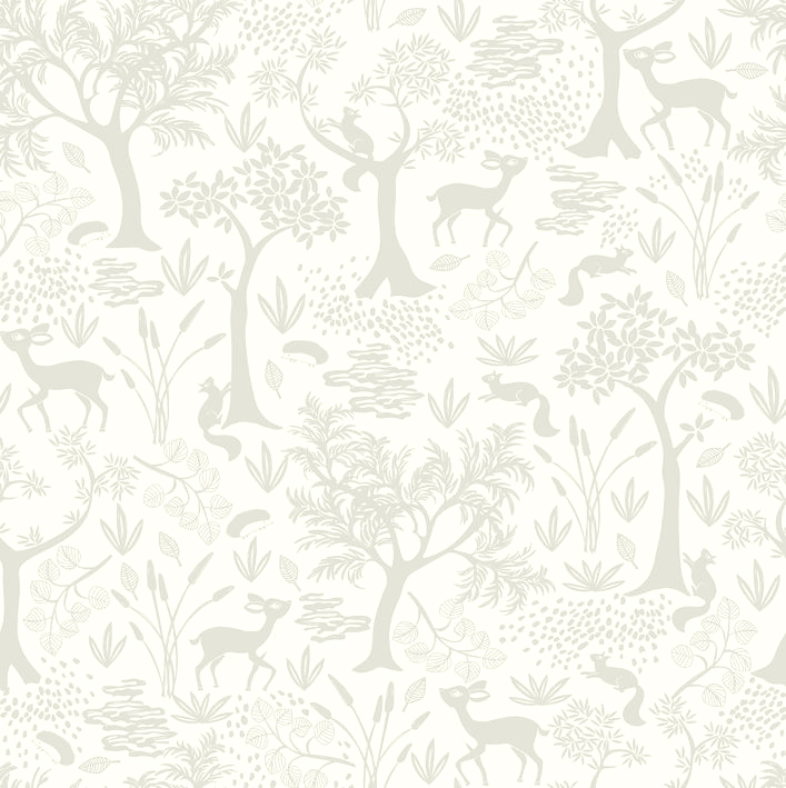 CASADECO_88269400(1) Papel pintado Poetic Forest gris - Imagen 1