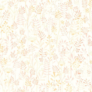 Papel pintado Wild Garden rosa nude