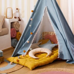 Casita tipi infantil Wapi azul - Imagen 2