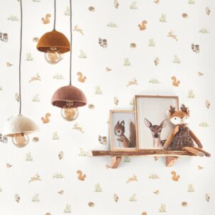 Papel pintado companion on the forest verde almendra - Imagen 2