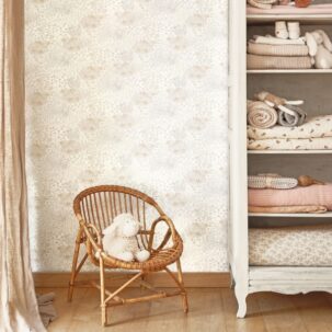 Papel pintado Flowered Grove natural - Imagen 3