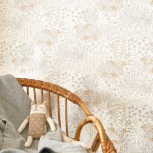 Papel pintado Flowered Grove natural - Imagen 2