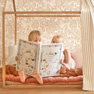 Papel pintado Poetic Forest camel beige - Imagen 5