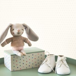 Papel pintado Pois Verde almendra - Imagen 2