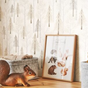 Papel pintado Walk in The Forest natural - Imagen 2