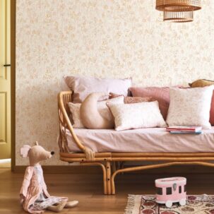 Papel pintado Wild Garden rosa nude - Imagen 3