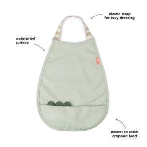 Babero Pull-Over Croco Verde - Imagen 3