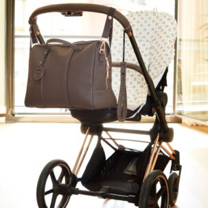 Bolsa maternal London Coffee - Imagen 3