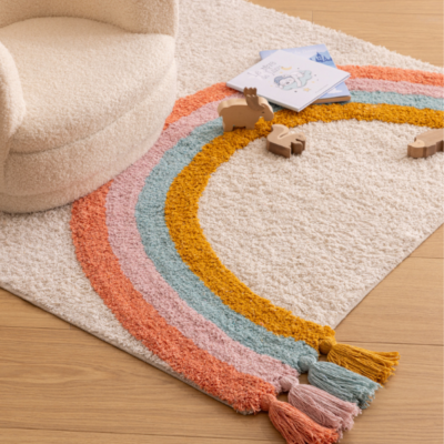 Alfombra infantil Arco Iris 100x150cm - Imagen 2