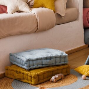 Cojín de suelo infantil berlingot terracota - Imagen 5