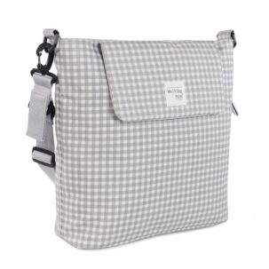 Bolsa canastilla I Love Vichy Gris - Imagen 9