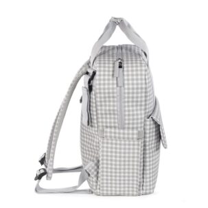 Mochila maternal I Love Vichy Gris - Imagen 14