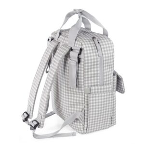 Mochila maternal I Love Vichy Gris - Imagen 15