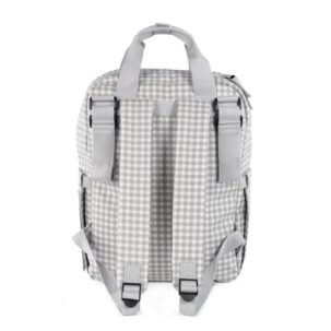 Mochila maternal I Love Vichy Gris - Imagen 16