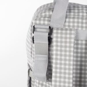 Mochila maternal I Love Vichy Gris - Imagen 17