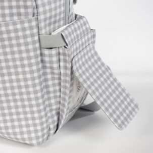 Mochila maternal I Love Vichy Gris - Imagen 19