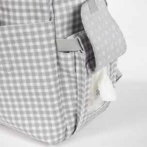 Mochila maternal I Love Vichy Gris - Imagen 20
