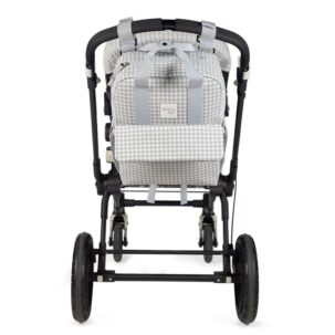 Mochila maternal I Love Vichy Gris - Imagen 21