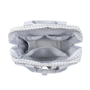 Mochila maternal I Love Vichy Gris - Imagen 10