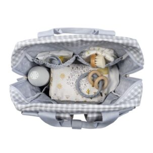 Mochila maternal I Love Vichy Gris - Imagen 11