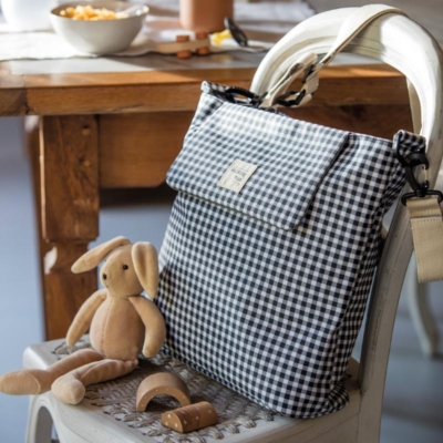 Bolsa Canastilla I Love Vichy Negro - Imagen 2