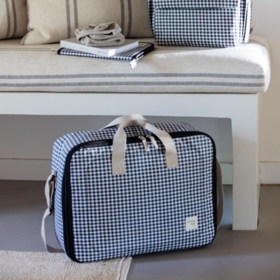 Maleta maternal I Love Vichy Negro - Imagen 2