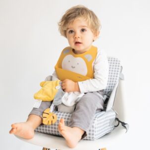 Trona portable Vichy gris - Imagen 2