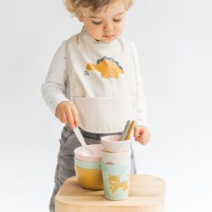 Vajilla 5 piezas Jungle Cheetah Mint - Imagen 4