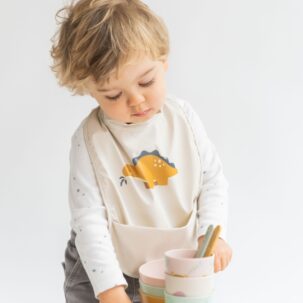 Babero impermeable Dinos sand - Imagen 3