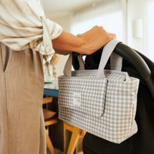 Organizador para silla I Love Vichy Gris - Imagen 4