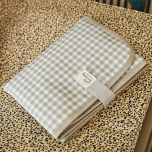 Cambiador de viaje I Love Vichy Gris - Imagen 2