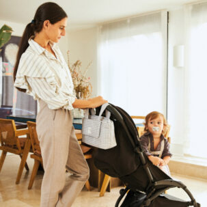 Organizador para silla I Love Vichy Gris - Imagen 3