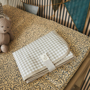 Cambiador de viaje I Love Vichy Gris - Imagen 3