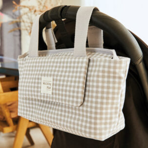 Organizador para silla I Love Vichy Gris - Imagen 2