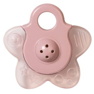 Mordedor de agua con sonajero Star Pink