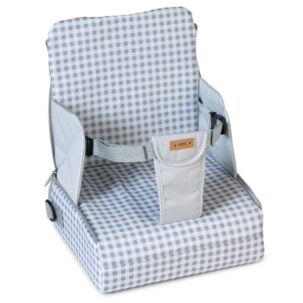 Trona portable Vichy gris
