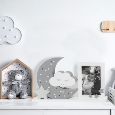 Marco de fotos y luna Gris - Imagen 2