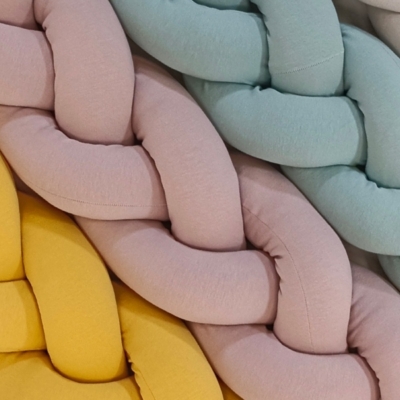 Trenza de algodón 180cm. Menta - Imagen 3