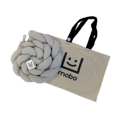 Trenza de algodón 210cm. Gris - Imagen 3