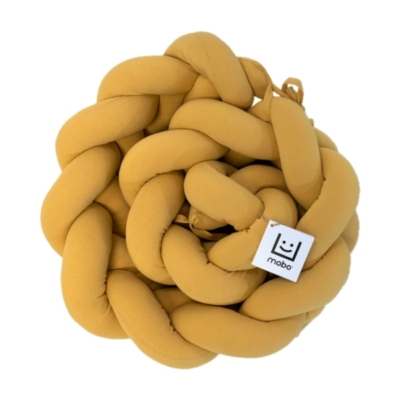 Trenza de algodón 210cm. Mostaza