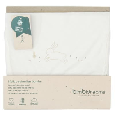 Juego de sábanas para carrito Bunny verde musgo - Imagen 2