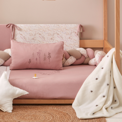 Manta Tricot dots blanco - Imagen 2