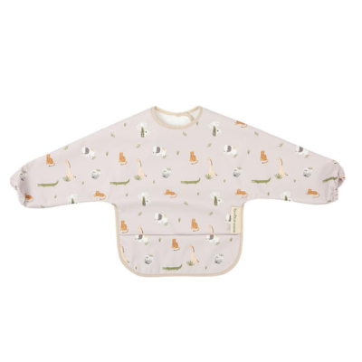 Babero blw con mangas Animalia